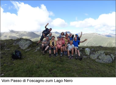 Vom Passo di Foscagno zum Lago Nero